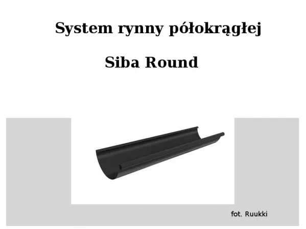Siba Round marki Ruukki