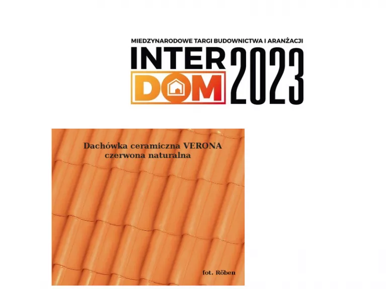 Nowa dachówka ceramiczna Verona na targach InterDOM 2023