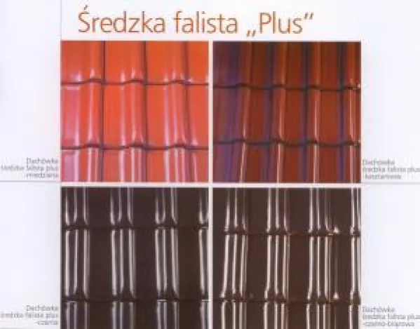 dachówka średzka falista plus