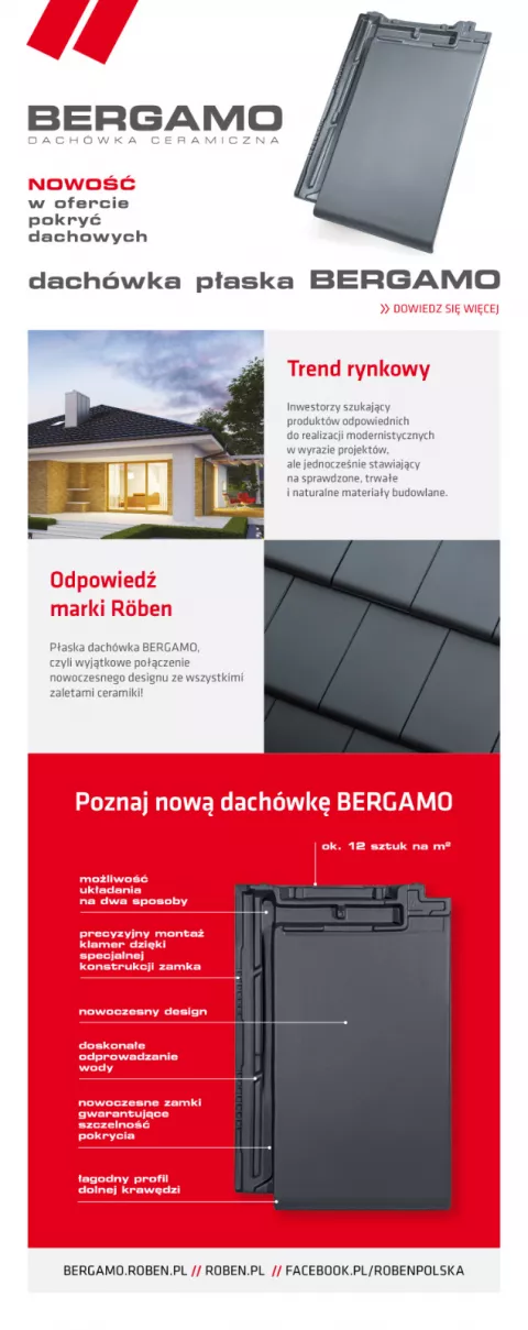 Dachówka ceramiczna BERGAMO - nowość w naszej ofercie