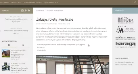 Dachówki ceramiczne na portalu budowlanym Cztery Ściany