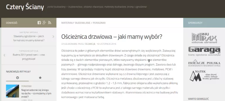 Ciekawe tematy na naszym portalu budowlanym - zapraszamy!