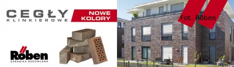 Paleta nowych kolorów cegieł klinkierowych