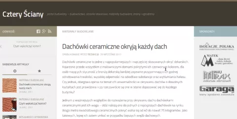 Kilka słów o materiałach budowlanych