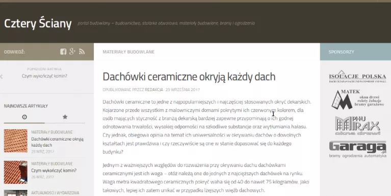 Kilka słów o materiałach budowlanych