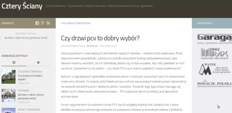 Zimowo na naszym blogu