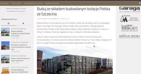 Nasze produkty na blogu budowlanym