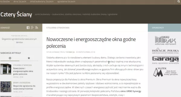 Nowoczesne okna na naszym blogu