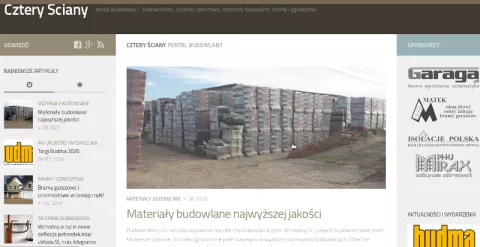 Nowy artykuł na blogu Cztery Ściany 