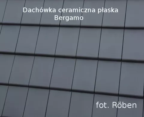 Dachówka Bergamo w kolorze antracytu