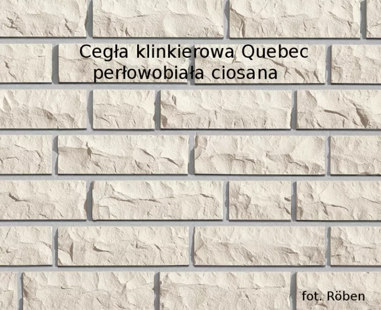 Cegły klinkierowe białe