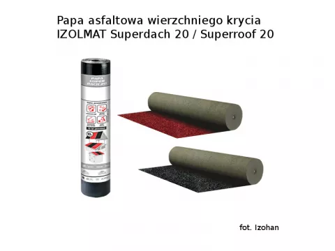 Papa asfaltowa IZOLMAT Superdach 20 / Superroof 20 